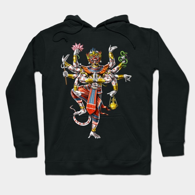 Cambodian Khmer Hanuman Hoodie by underheaven